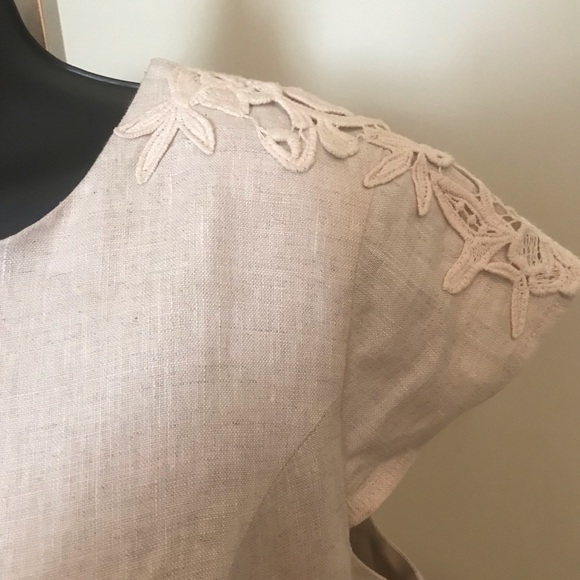 Kensie 100% Linen Dress L - Picture 4 of 6